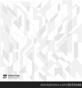 Abstract lines structure white and gray background. Vector illustration. Abstract lines structure white and gray background.