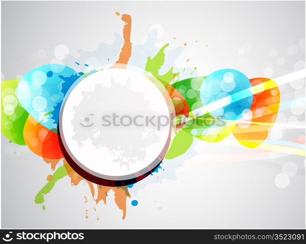 Abstract lines. Vector background