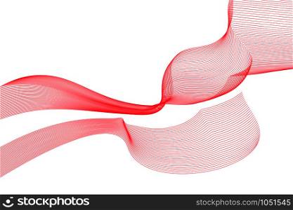 Abstract lines vector background. Colours of Austrian flag. Eps10.