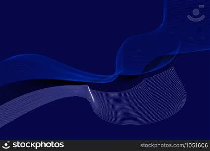 Abstract lines vector background. Colours of Estonia flag. Eps10.