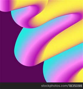 Abstract Liquid Gradient Background in Vector. 3D Creative Dynamic Geometric Elements for Wallpaper and Poster. Abstract Liquid Gradient Background in Vector. 3D Creative Dynamic Geometric Elements for Wallpaper and Poster.