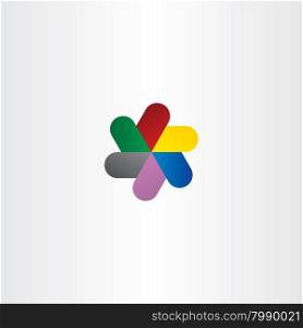 abstract logo business technology icon vector design