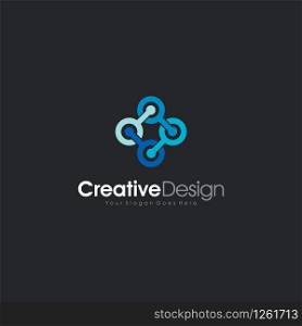 Abstract logo design. Creative,Premium Minimal emblem design template. Graphic Alphabet Symbol for Corporate Business Identity