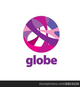 abstract logo Globe. pattern design abstract logo Globe. Vector illustration