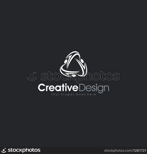 abstract Logo Template Design Vector, Emblem, Design Concept, Creative Symbol design vector element for identity, logotype
