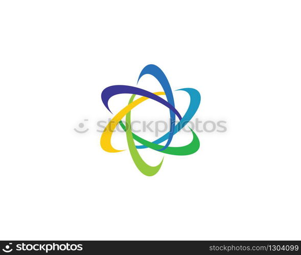 Abstract logo template vector icon illustration design