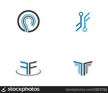 Abstract logo template vector icon illustration design