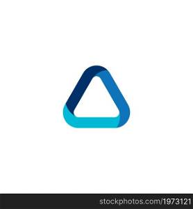 Abstract logo triangle. Vector design