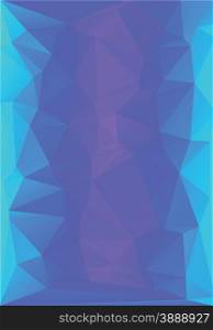 abstract low poly background blue colors vector illustration