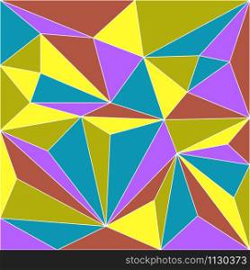 Abstract low poly background, geometry triangle, mosaic pastel color background. Abstract mosaic background low poly geometric style