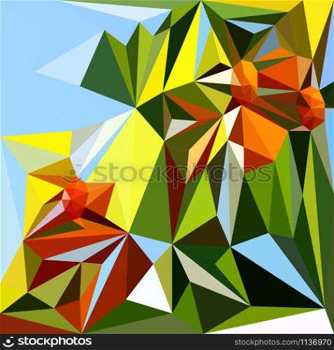 Abstract low poly background, geometry triangle, mosaic pastel color background. abstract geometric background low poly mosaic style