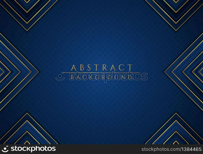 Abstract luxury background concept overlap layer shape luxury design line pattern. vector illustration.