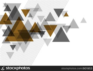 Abstract luxury background design of triangle vector illustration