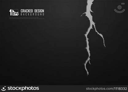 Abstract luxury black and white cracked design background. Decorate for business, print, artwork, template design, ad. illustration vector eps10
