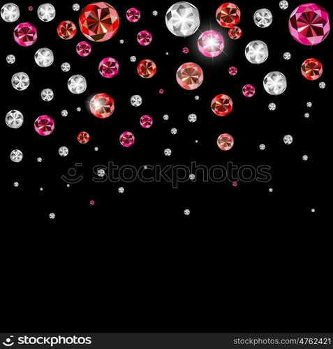 Abstract Luxury Black Diamond Background Vector Illustration EPS10. Abstract Luxury Black Diamond Background Vector Illustration