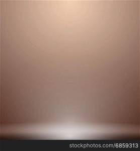 Abstract luxury brown gradient with lighting background Studio backdrop, well use as black backdrop, Vector Illustration.