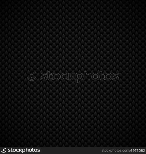 Abstract luxury geometric triangles pattern black background and texture. Vector illustration