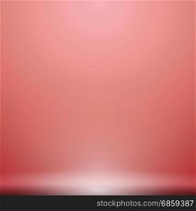 Abstract luxury red gradient with lighting background Studio backdrop, well use as black backdrop, Vector Illustration.