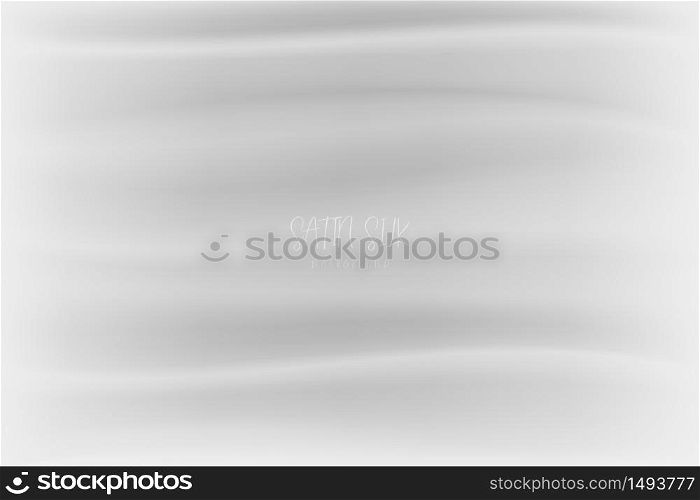 Abstract luxury white and gray silk design template background. Use for ad poster, template, artwork, print. illustration vector eps10