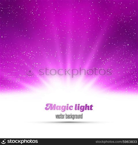 Abstract magic light background.. Abstract magic light background. Purple holiday burst