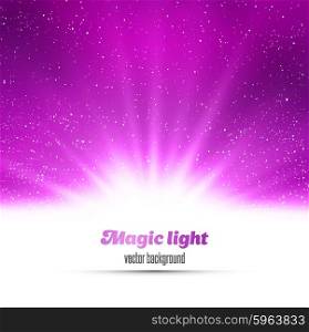 Abstract magic light background.. Abstract magic light background. Purple holiday burst