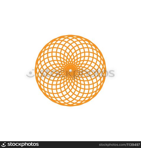 Abstract mandala icon graphic design template vector isolated. Abstract mandala icon graphic design template vector