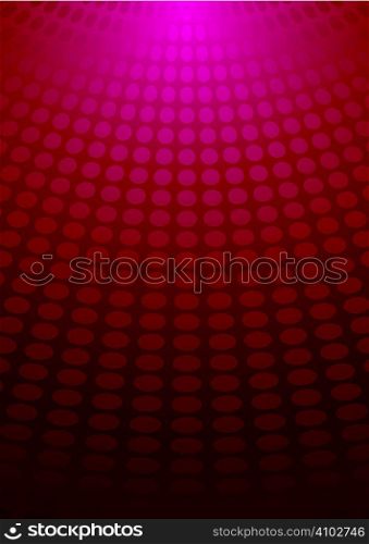Abstract maroon background with a radiating light reflection