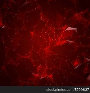 Abstract mesh background with circles, lines and shapes. Futuristic Design