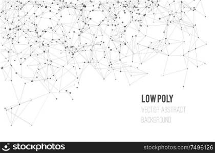Abstract mesh background with circles, lines and shapes. Futuristic Design. Abstract mesh background with circles, lines and shapes