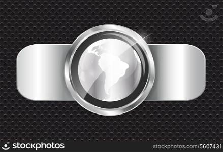 Abstract metal background vector illustration