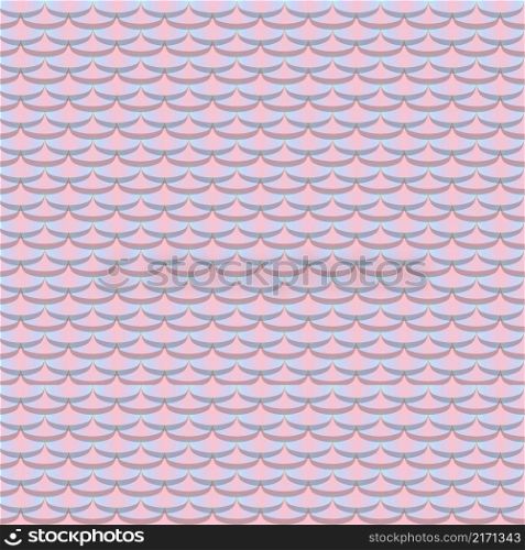 Abstract metal flake texture seamless background. Metallic squama, fachion geometric pattern in muted pastel pink colors. Ceramic ornament. Graphic vector illustration for design cover print fashion