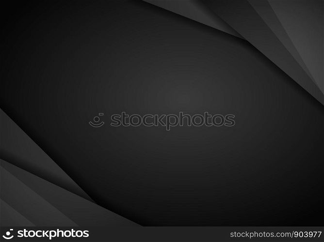 abstract metallic black frame design innovation concept layout background