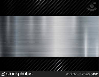 abstract metallic frame on carbon kevlar texture pattern tech sports innovation concept background.