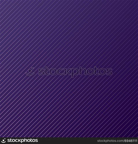 Abstract minimal design stripe and diagonal lines pattern on purple background and texture. Vector illustration.