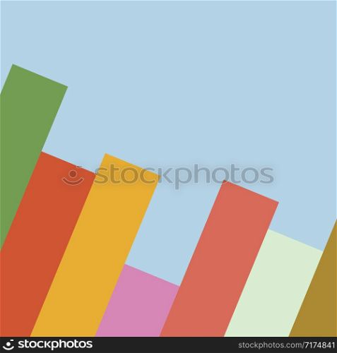 Abstract minimal geometric background, strips shapes design