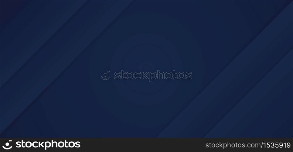 Abstract minimal overlap layer design dark blue color with space for content. vector illustration.