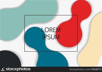 Abstract Minimal shapes geometric background. Vector Illustration EPS10. y2019-10-10-08