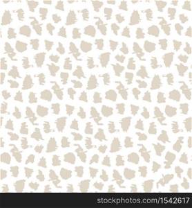 Abstract minimalistic seamless pattern animal skin. Safari seamless pattern background tiger skin animal print. Vector wallpaper design with pastel neutral colors. Abstract minimalistic seamless pattern animal skin.