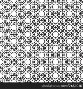 Abstract minimalistic seamless pattern with repeating geometric structure in monochrome style vector illustration. Abstract Minimalistic Seamless Pattern