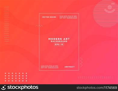 Abstract modern art fluid background line shape design halftone style with space for text. vector illustration