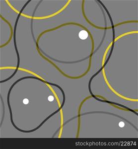 Abstract modern background of lines and balls. Abstract modern background of lines and balls.