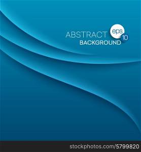 Abstract modern background with blue waves. Abstract modern background with blue waves. EPS 10