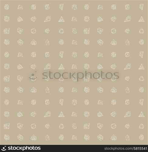 Abstract modern background with polygonal seamless pattern. Abstract modern background with polygons design