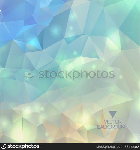 Abstract modern background with polygons.