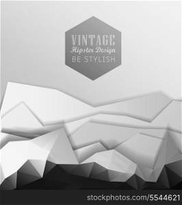 Abstract modern background with polygons can be used for invitation, congratulation or website