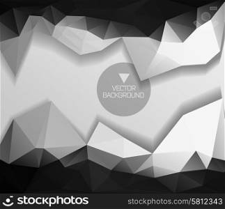 Abstract modern background with polygons can be used for invitation, congratulation or website