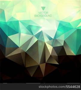 Abstract modern background with polygons can be used for invitation, congratulation or website layout vector
