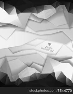 Abstract modern background with polygons can be used for invitation, congratulation or website layout vector