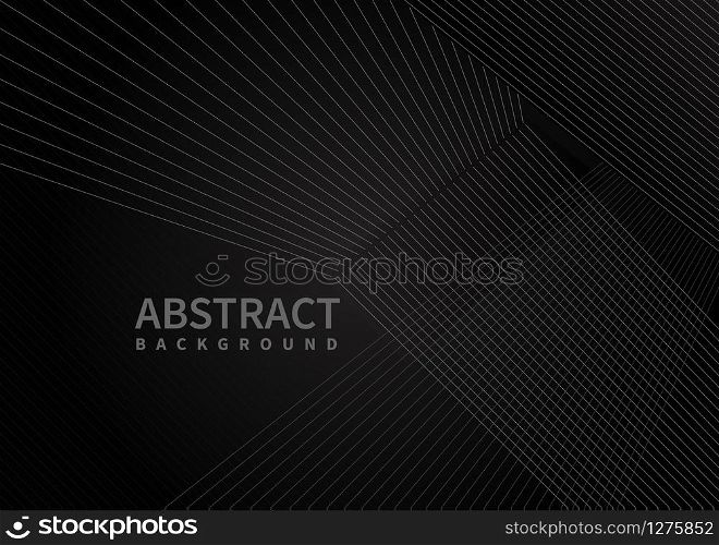 Abstract modern black lines overlap background with space for your text.Vector illustration
