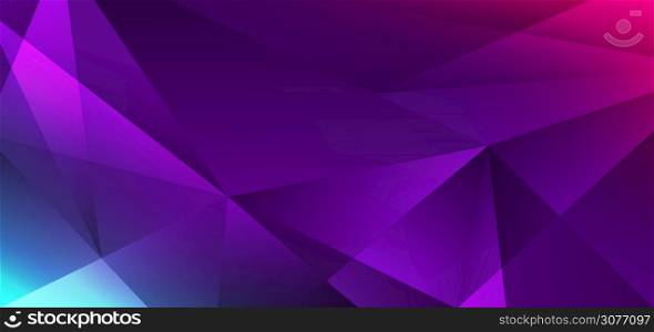 Abstract modern blue, pink, purple low polygon gradient geometric background and texture. Vector illustration